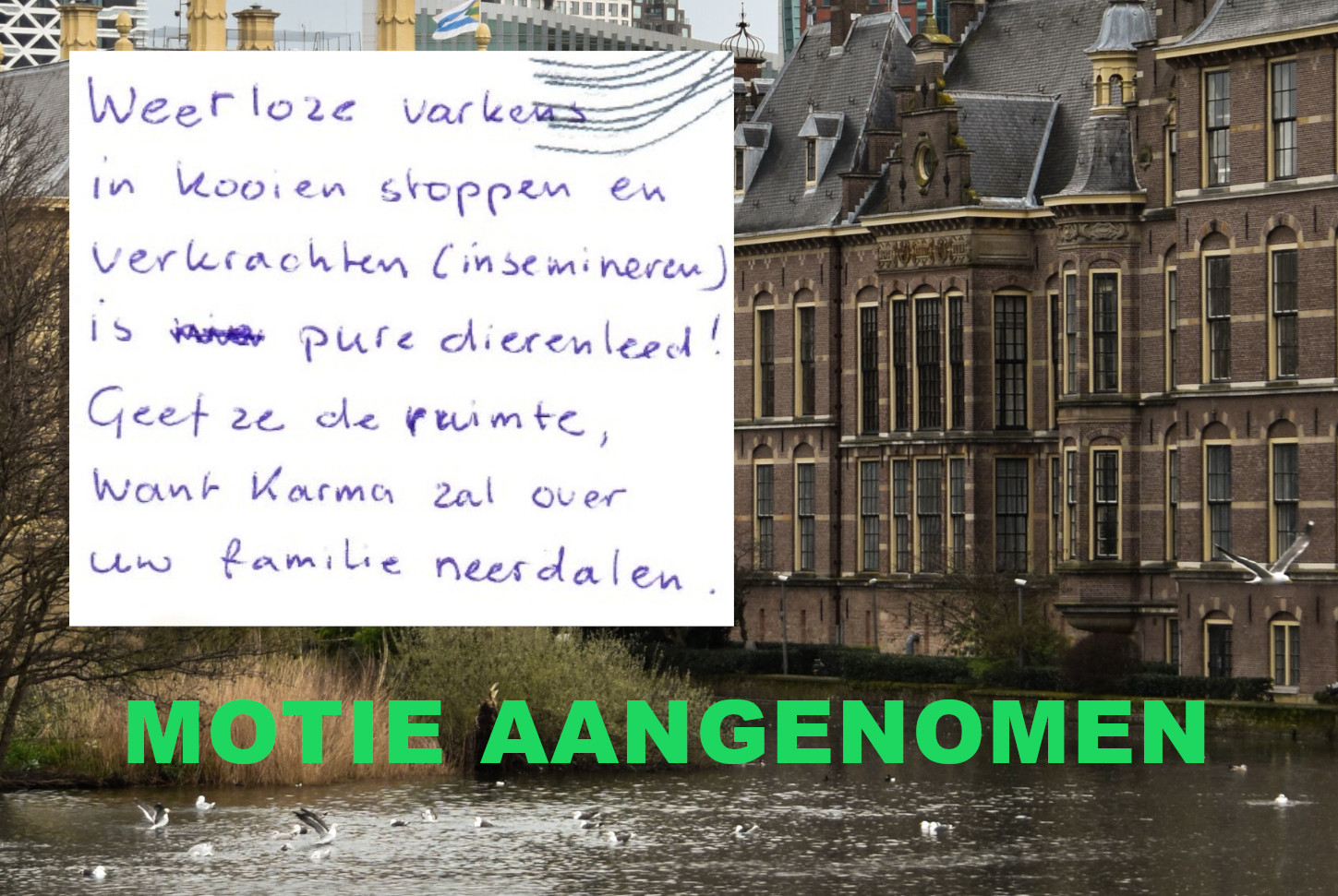 Structureel overleg Agro Intimidatie